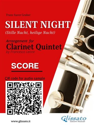 cover image of Clarinet Quintet score of "Silent Night"